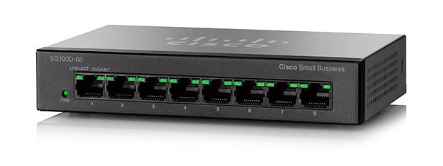 Cisco SF100D-08P 8-Port 10/100 Desktop Switch