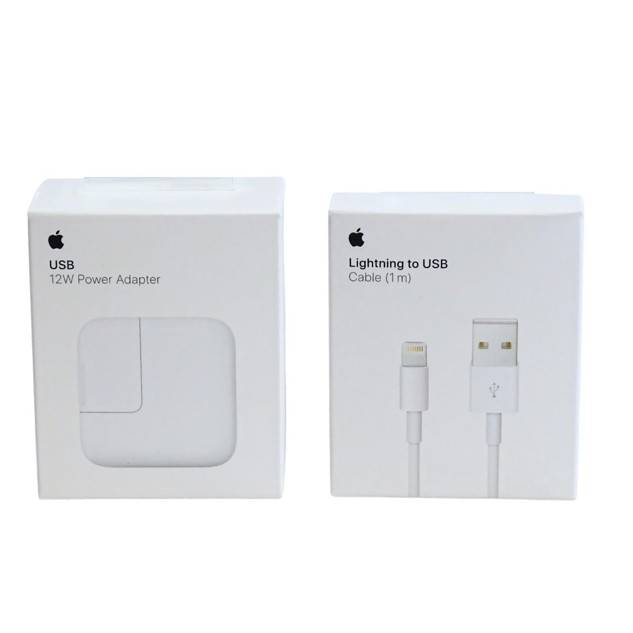Apple 12W Power Netzteil inkl. Lightning Kabel (1m) für iPhone  - Weiß - Neu - Neuware