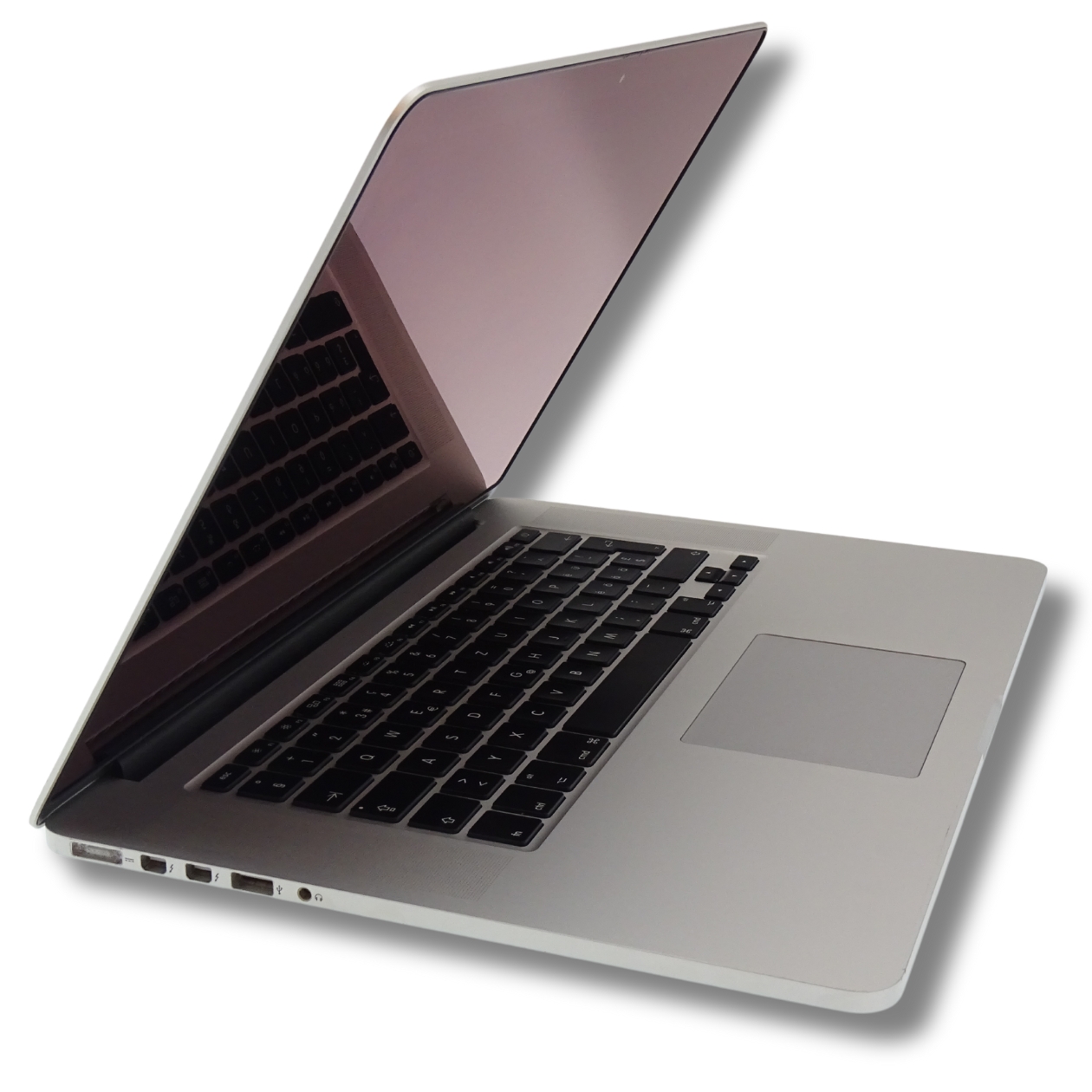 Apple MacBook Pro A1398 

 - 15,0 Zoll - Intel Core i7 4770HQ @ 2,2 GHz - 16 GB - 250 GB SSD - 2880 x 1800 - iOS - Sehr gut